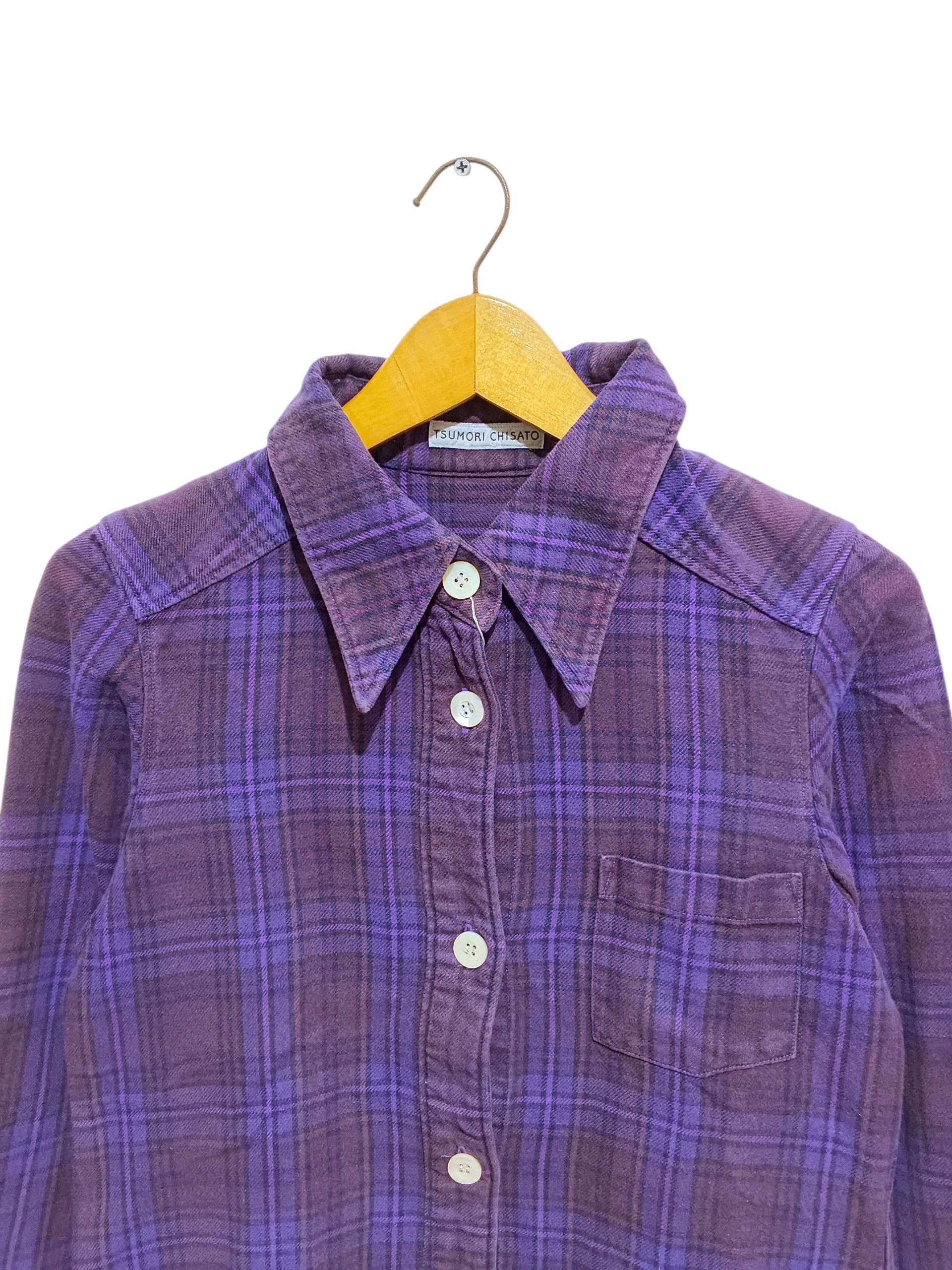 Tsumori Chisato Tsumori Chisato Plaid Flannel shirt Size S / US 4 / IT 40 - 2 Thumbnail