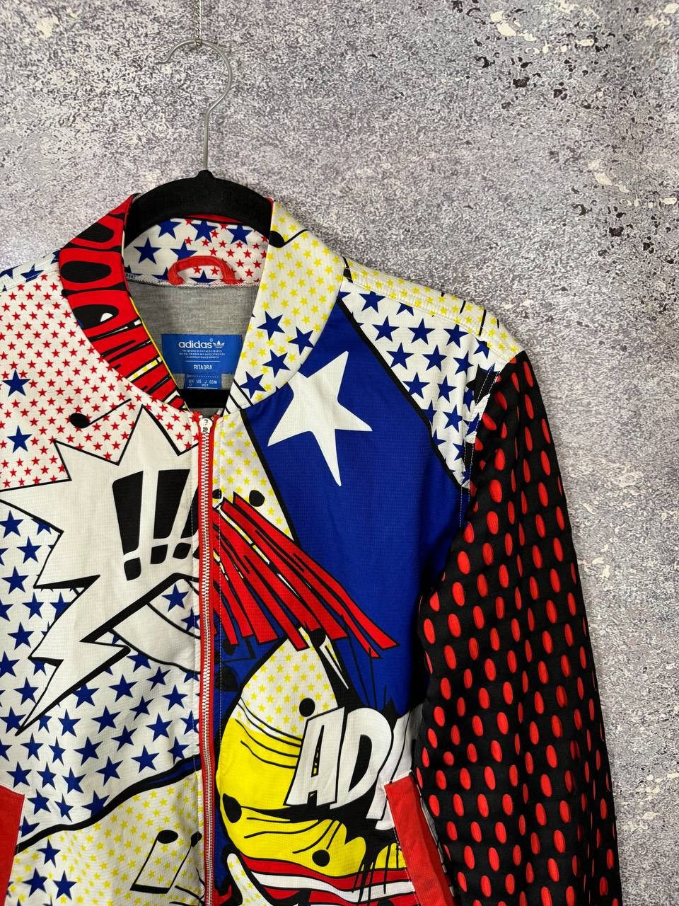 Adidas Adidas x Rita Ora Super Track Top Jacket Comic Print | Grailed