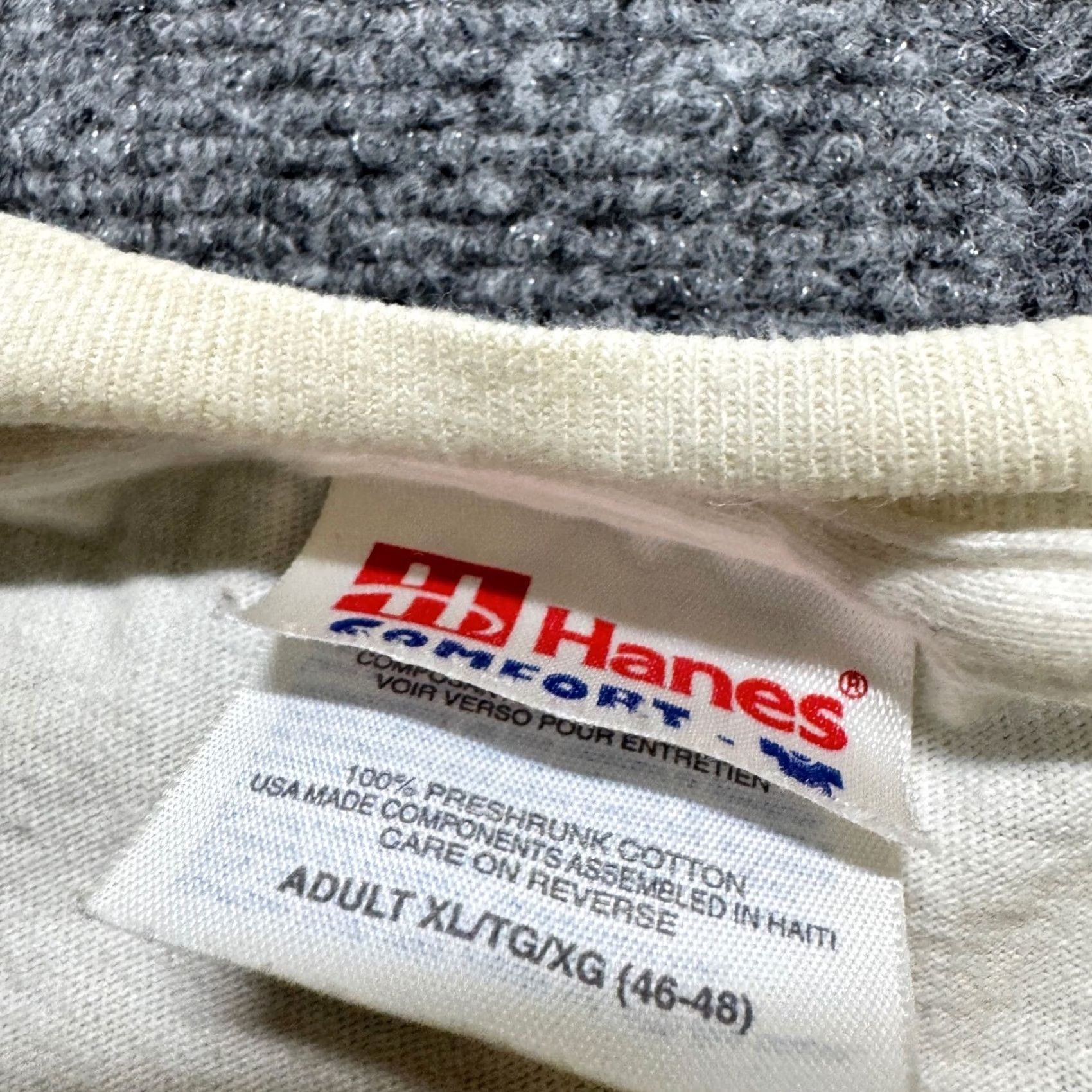 Hanes Hanes Las Vegas T-Shirt Men's XL White Cotton Motor Speedway Race To The Limit XS? Size US XL / EU 56 / 4 - 3 Thumbnail