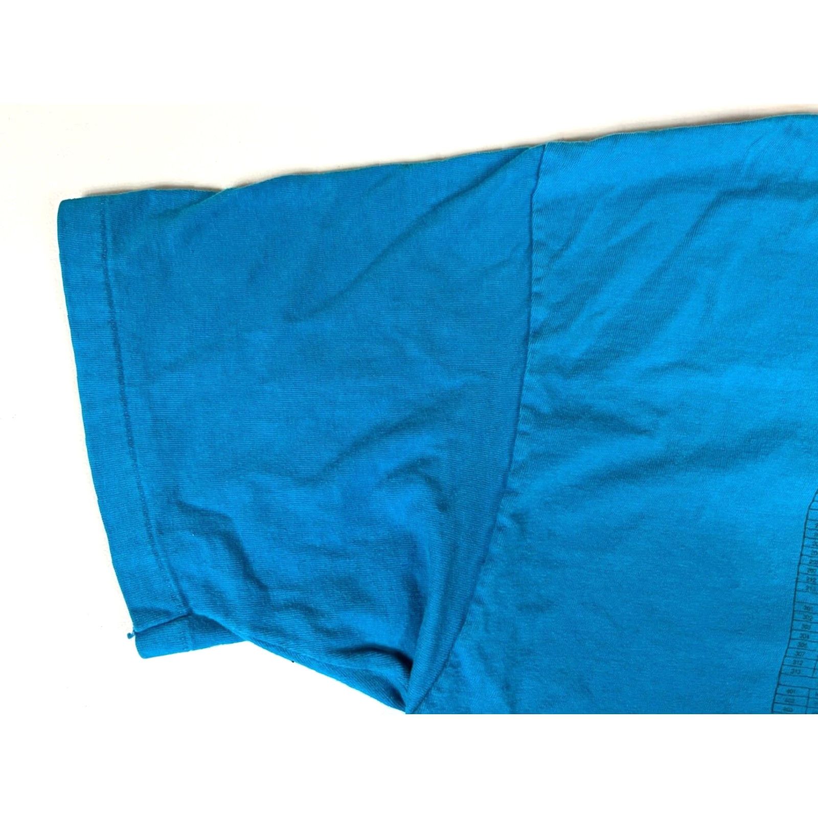 Hanes VINTAGE Hanes Beefy-T T-Shirt Men XL Degree Of Difficulties 90s Double-Sided Made in USA Blue Cotton Short Sleeve Crew Neck 1990s Theme Mens Size US XL / EU 56 / 4 - 5 Thumbnail