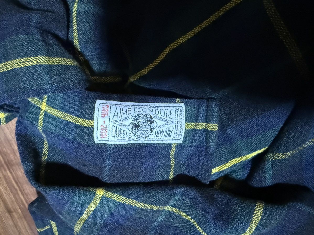 Aime Leon Dore Aime Leon Dore Plaid Overshirt Navy Plaid Shirt Jacket Sz XL Size US XL / EU 56 / 4 - 6 Thumbnail