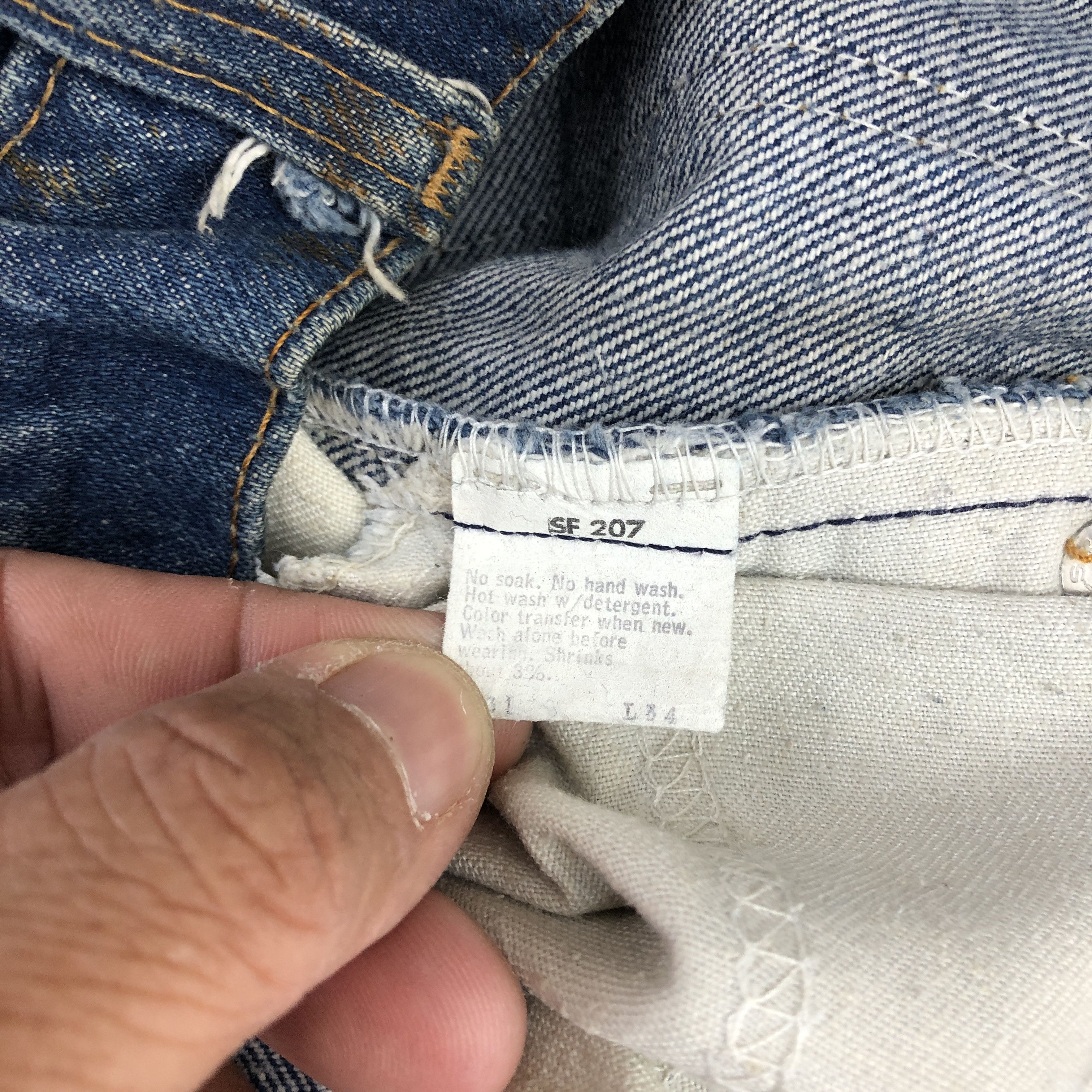 Levi's Vintage 80s Levis 505 Jeans Levis Orange Tab #8 Button Denim Size 28" / US 6 / IT 42 - 9 Thumbnail