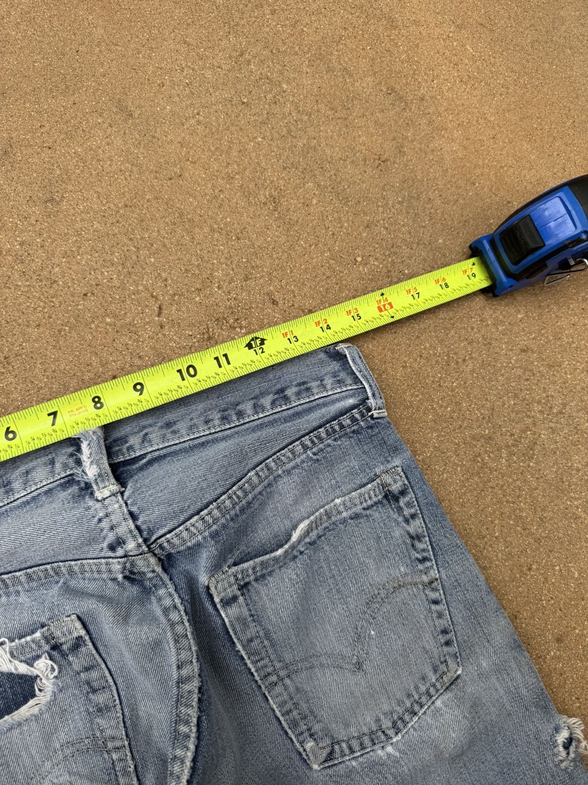 Levi's × Vintage Vtg 70’s Levis 501xx Redline Selvedge Distressed Jeans 29x28 Size US 29 - 10 Thumbnail