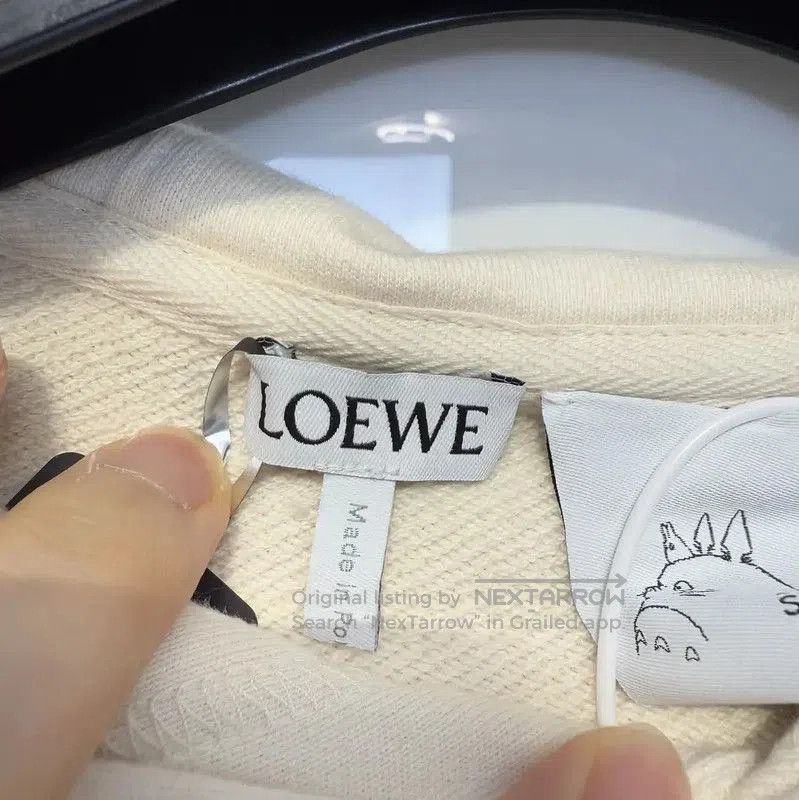Loewe Green Cotton Graphic Sweatshirt for Women .