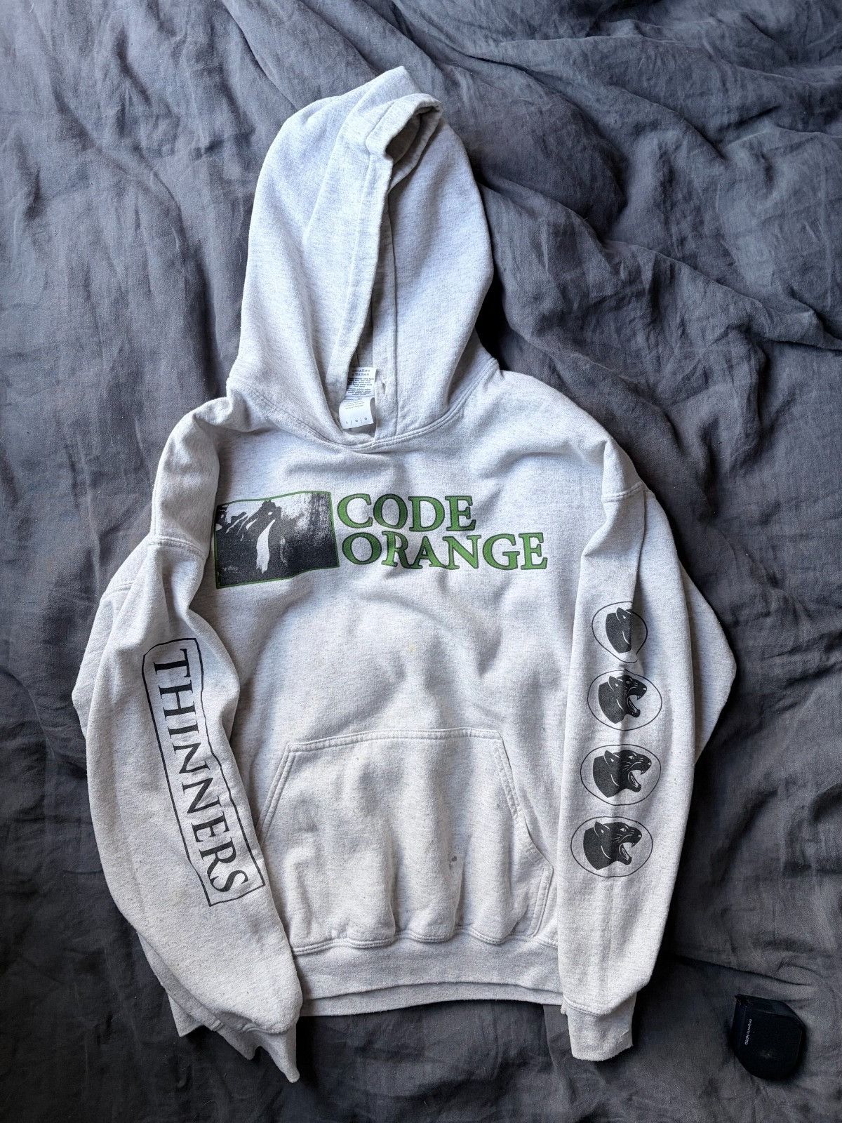 Gildan Code Orange Thinners of the Herd Hoodie Gildan Hardcore Size US L / EU 52-54 / 3 - 2 Thumbnail