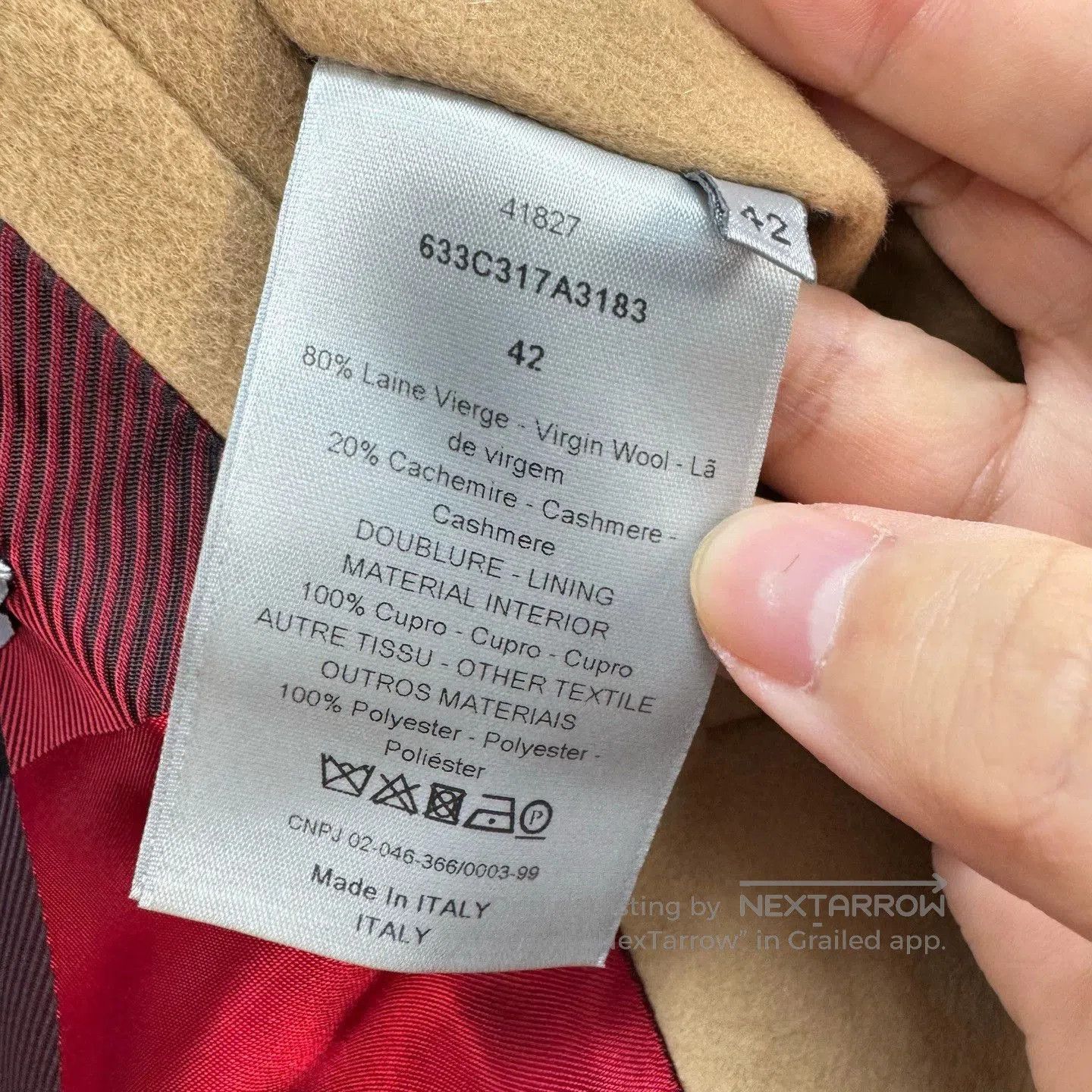 Dior Dior Camel Wool Multi-Zip Coat. Size US S / EU 44-46 / 1 - 8 Thumbnail