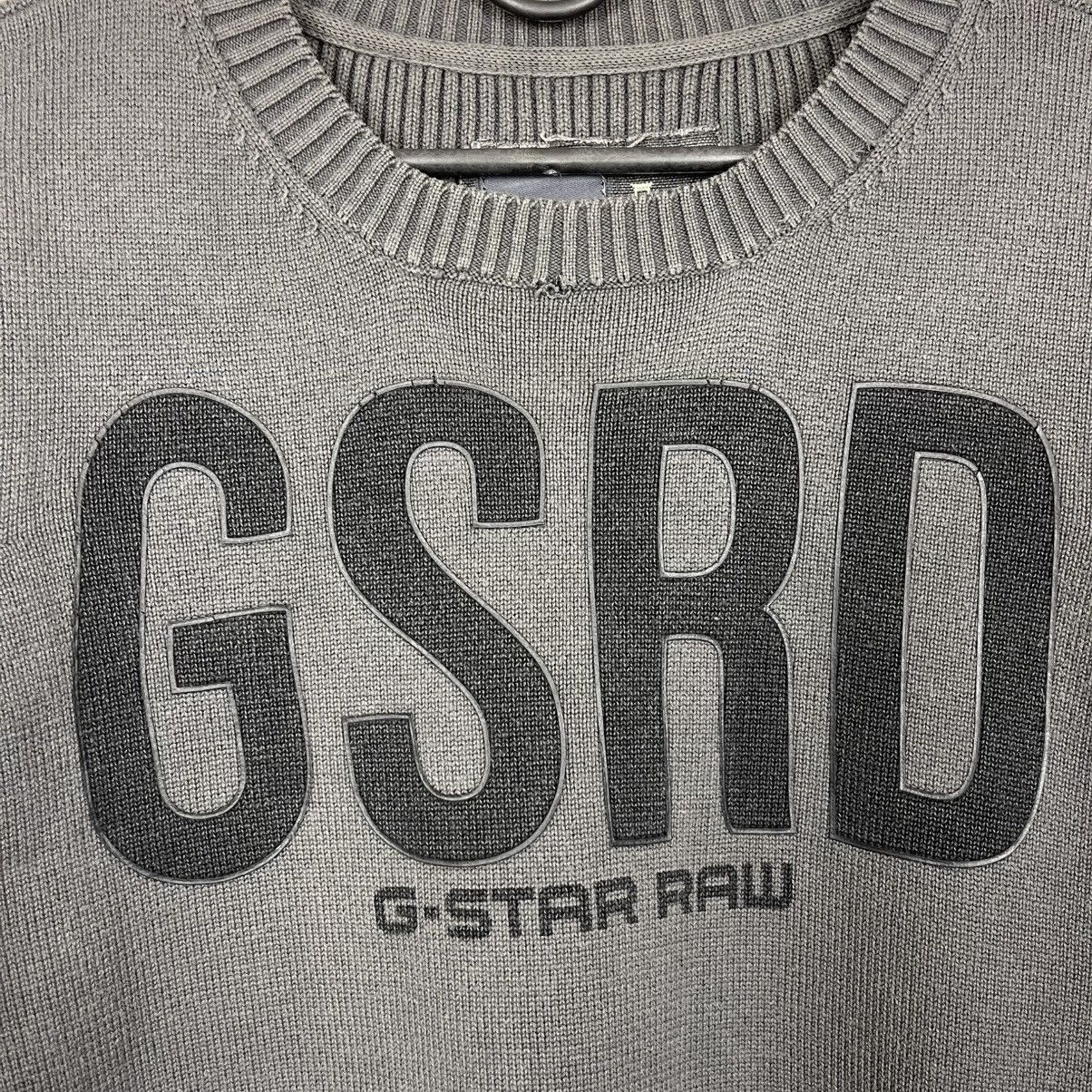 G-Star Vintage Gstar Raw Crewneck SweaterGrey Y2K USA Size US S / EU 44-46 / 1 - 3 Thumbnail