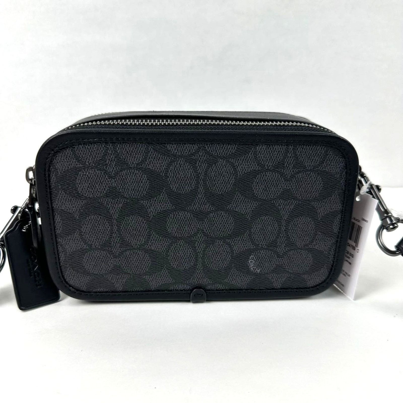 Coach Coach Men's Wyatt Crossbody Bag Signature Canvas Black NWT Size ONE SIZE - 2 Thumbnail