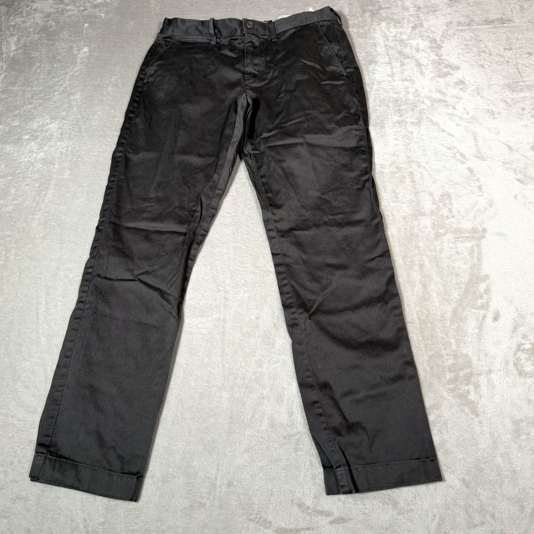 J.Crew J Crew Mens Pants Gray 31x30 Straight Cotton Twill Broken In Chino Size US 31 - 2 Thumbnail