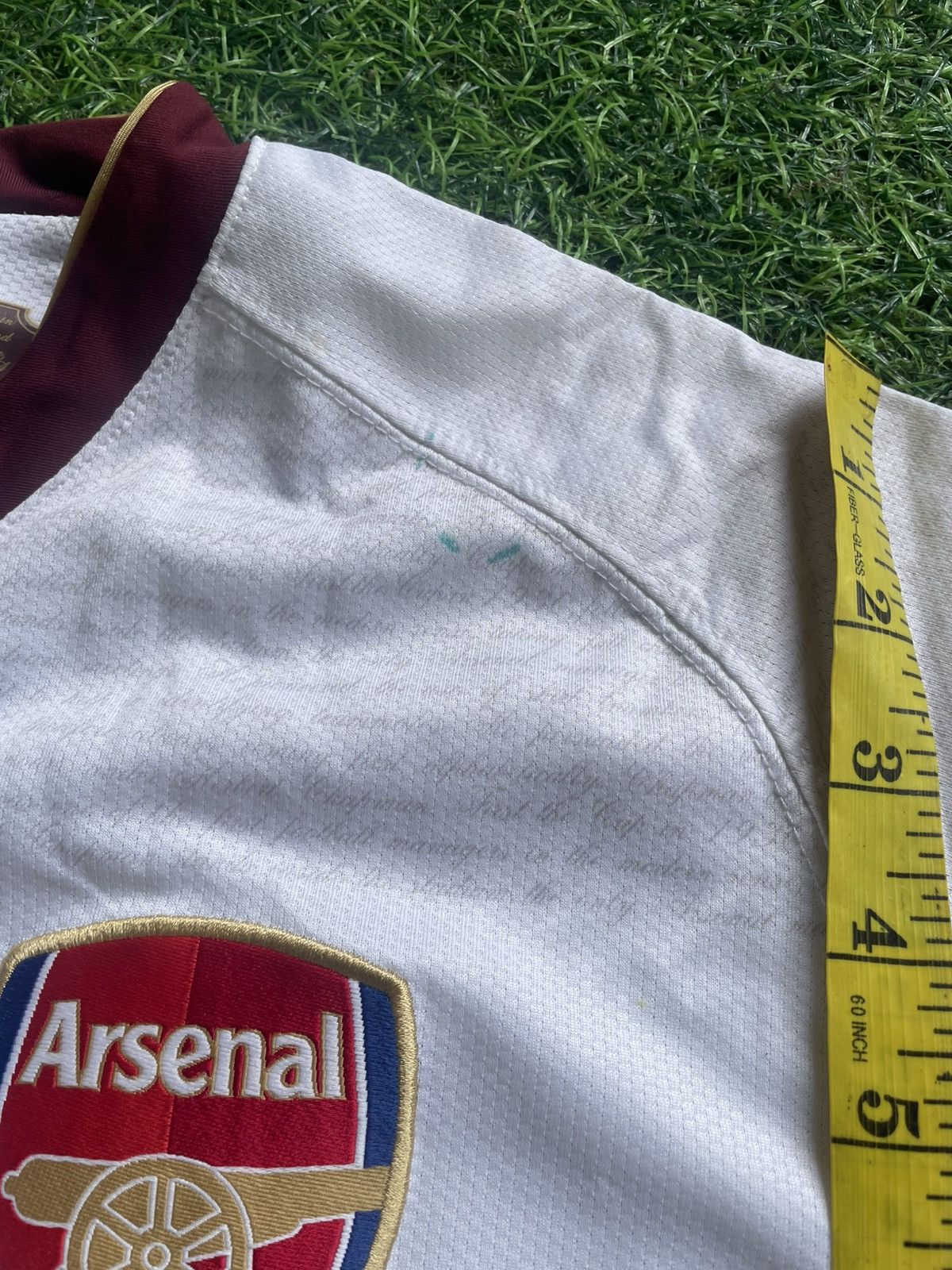 Nike Nike Arsenal Fly Emirates Away Jersey White XXL 2007-08 Size US XXL / EU 58 / 5 - 4 Thumbnail