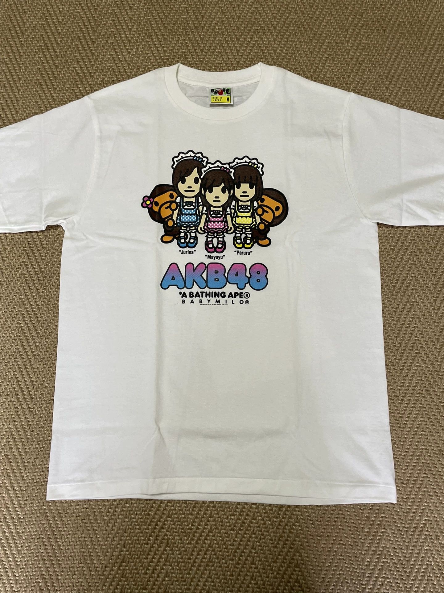 Bape BAPE X AKB48 Jurina Mayuyu Paruru SS T-shirt M New Rare Size M / US 6-8 / IT 42-44 - 1 Thumbnail
