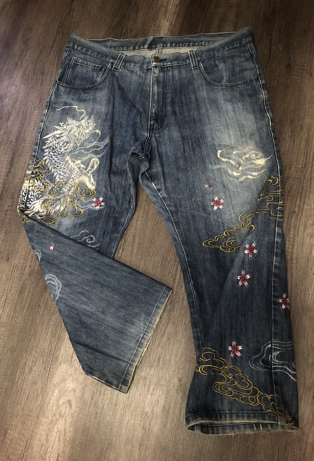Designer × Japanese Brand VOMANIE JAPANESE JEANS SUKAJAN STYLE Size US 40 / EU 56 - 3 Thumbnail