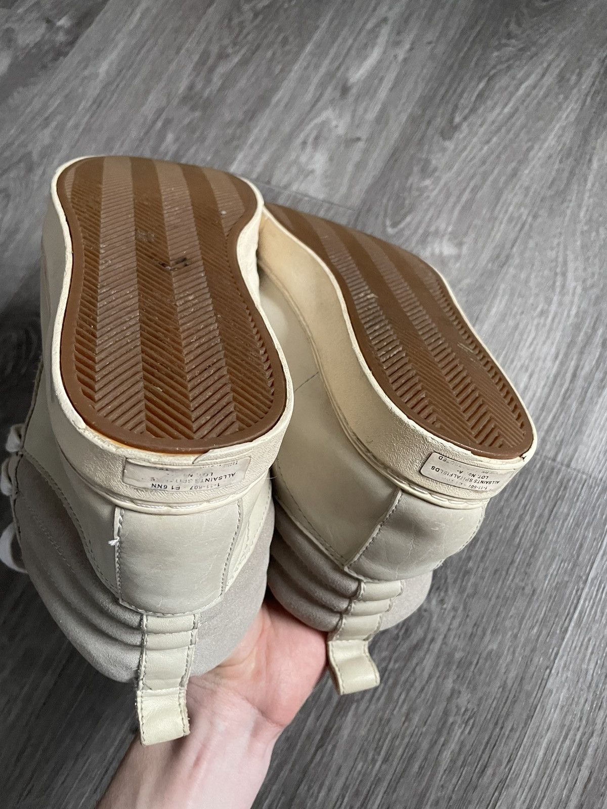 Allsaints ALLSAINTS SPITALFIELDS SUEDE HI-TOP SHOUS Size US 8 / EU 41 - 17 Thumbnail