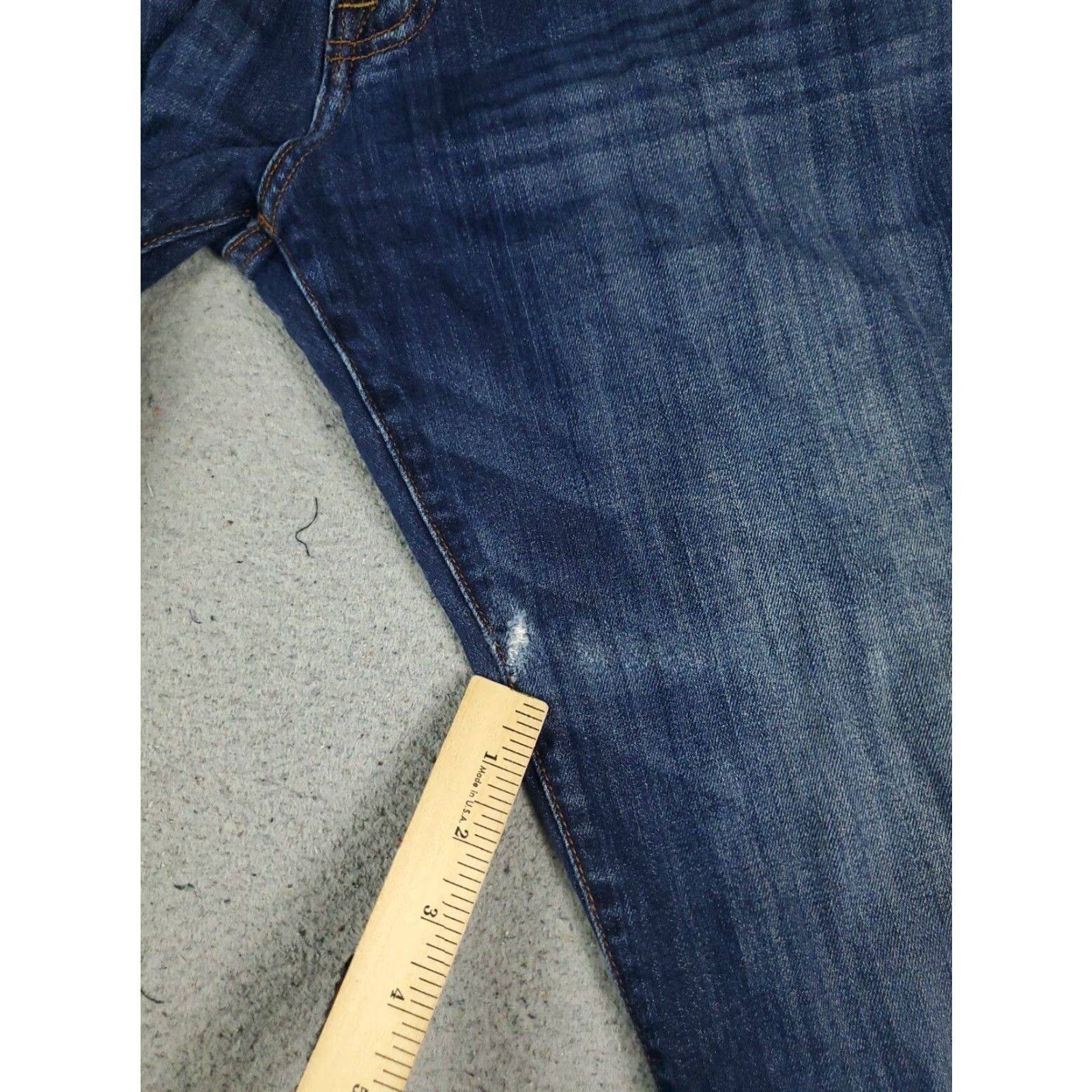 Lucky Brand Lucky Brand Mens 36x30 Extra Large Blue Straight Leg Denim Jeans Pants Size US 36 / EU 52 - 6 Thumbnail