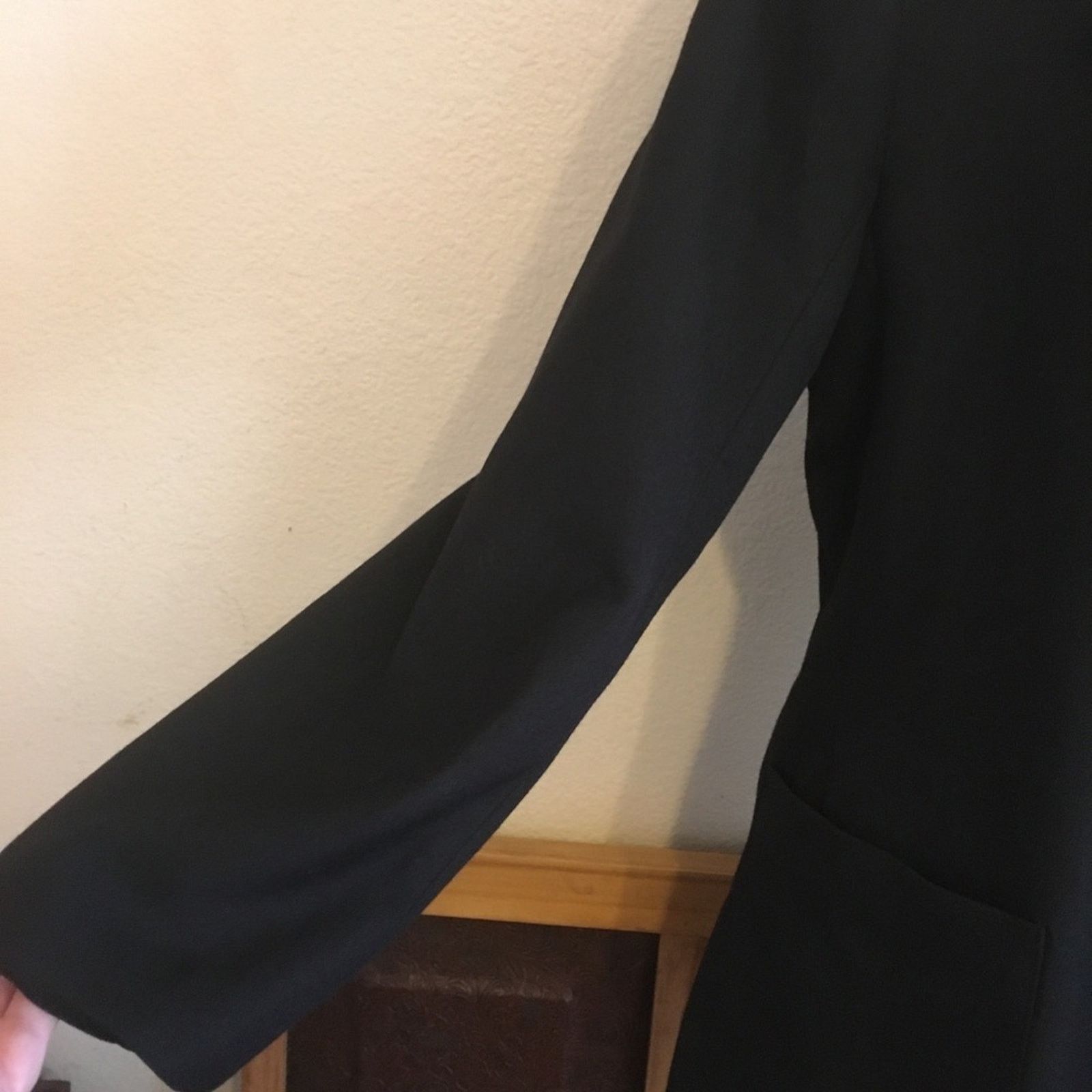Vintage Vintage 80s EMO dark navy button front suit jacket Size XL / US 12-14 / IT 48-50 - 4 Thumbnail