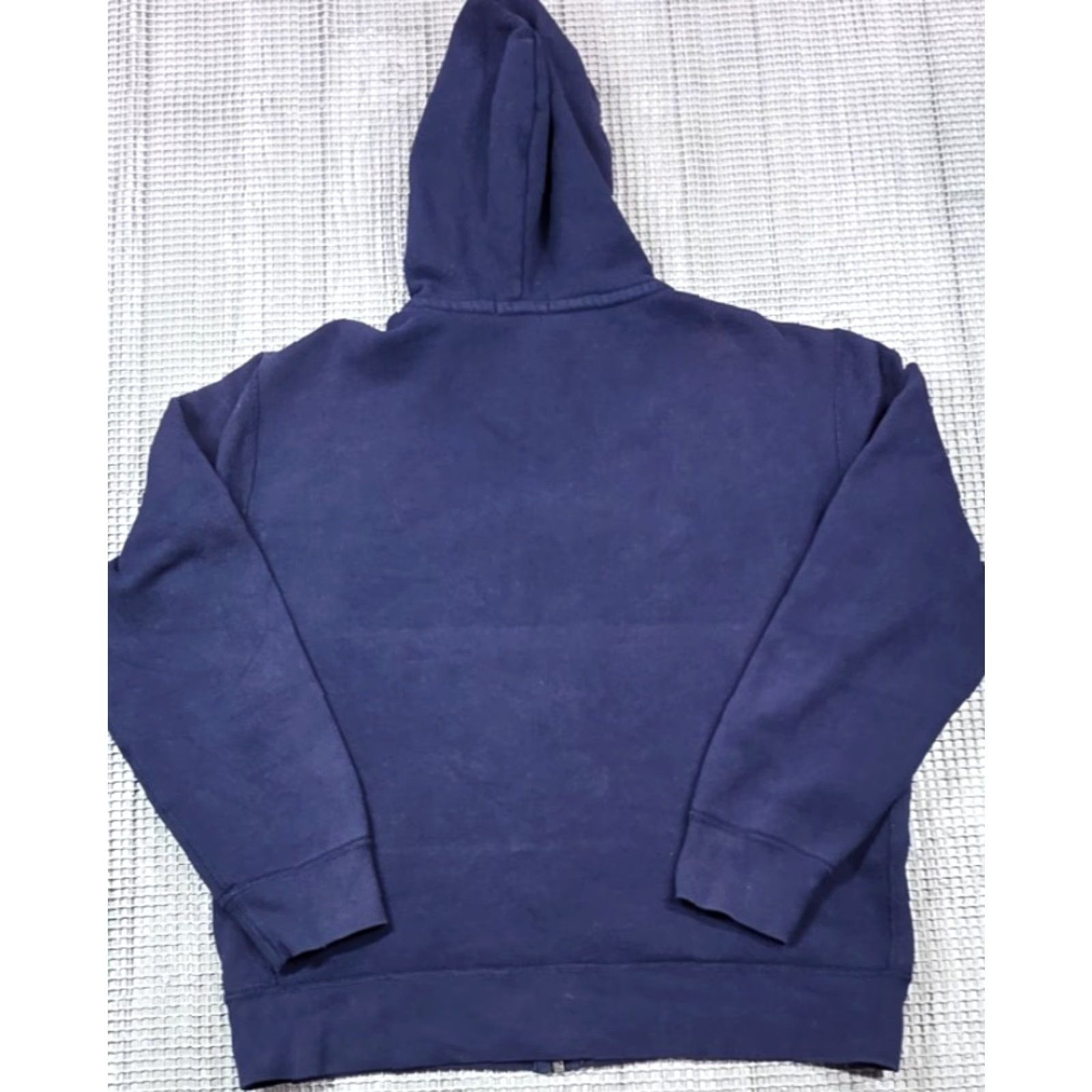 Polo Ralph Lauren VINTAGE Polo Ralph Lauren Men's Blue Full Zip Hoodie Jacket L Heavyweight Yellow Pony Hoodie Full Zip Zipper Pockets 90s Classic Designer Mens Size US L / EU 52-54 / 3 - 5 Thumbnail