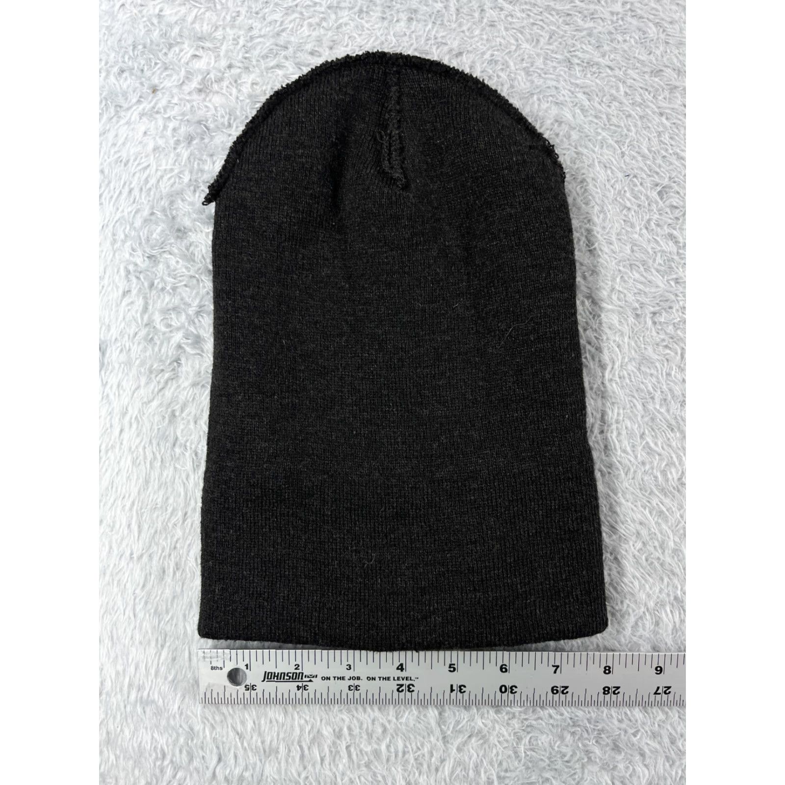 Logo 7 Promo Headwear Beanie Womens One Size Black Logo Knit 100% Acrylic Snow Ski Size ONE SIZE - 6 Thumbnail