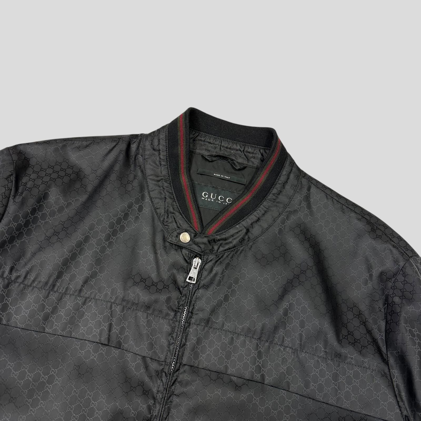 Gucci Gucci 2012 Nylon Monogram GG Web Logo Bomber Jacket IT52 (L) Size US L / EU 52-54 / 3 - 2 Thumbnail