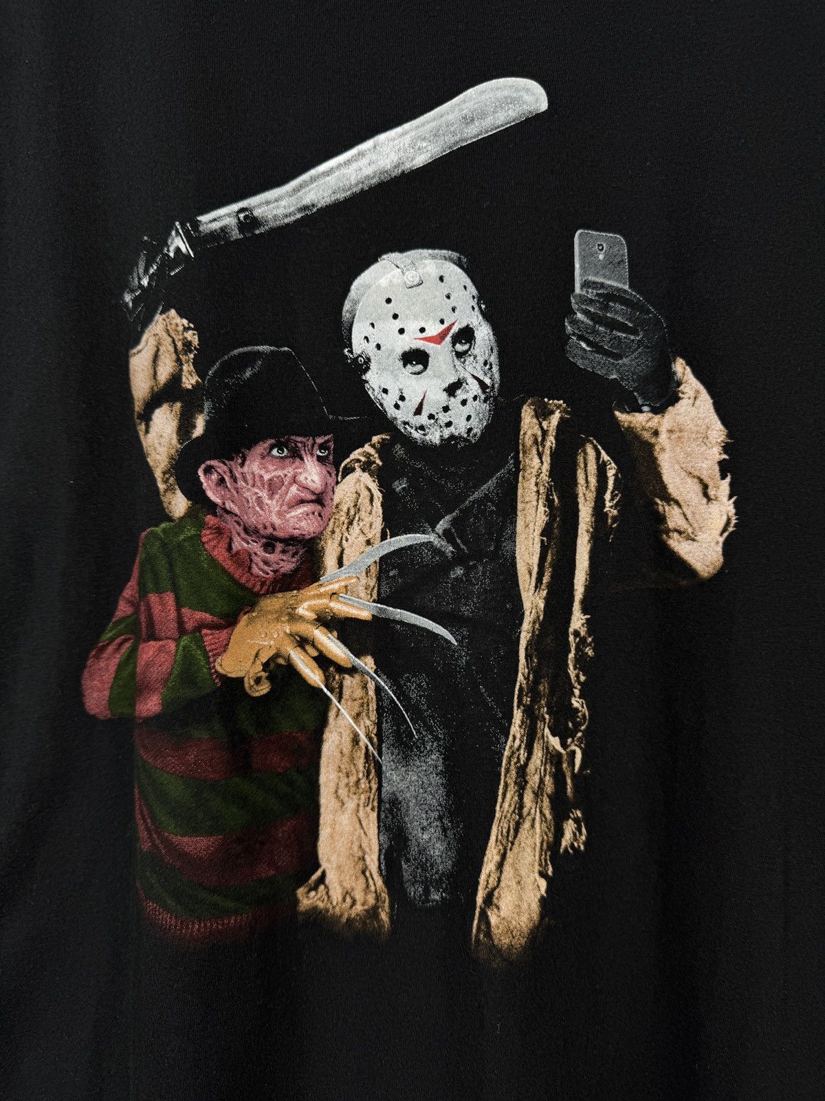 Harrods Men’s Freddy vs Jason T-Shirt Horror Movie Size XXL Size US XXL / EU 58 / 5 - 5 Thumbnail