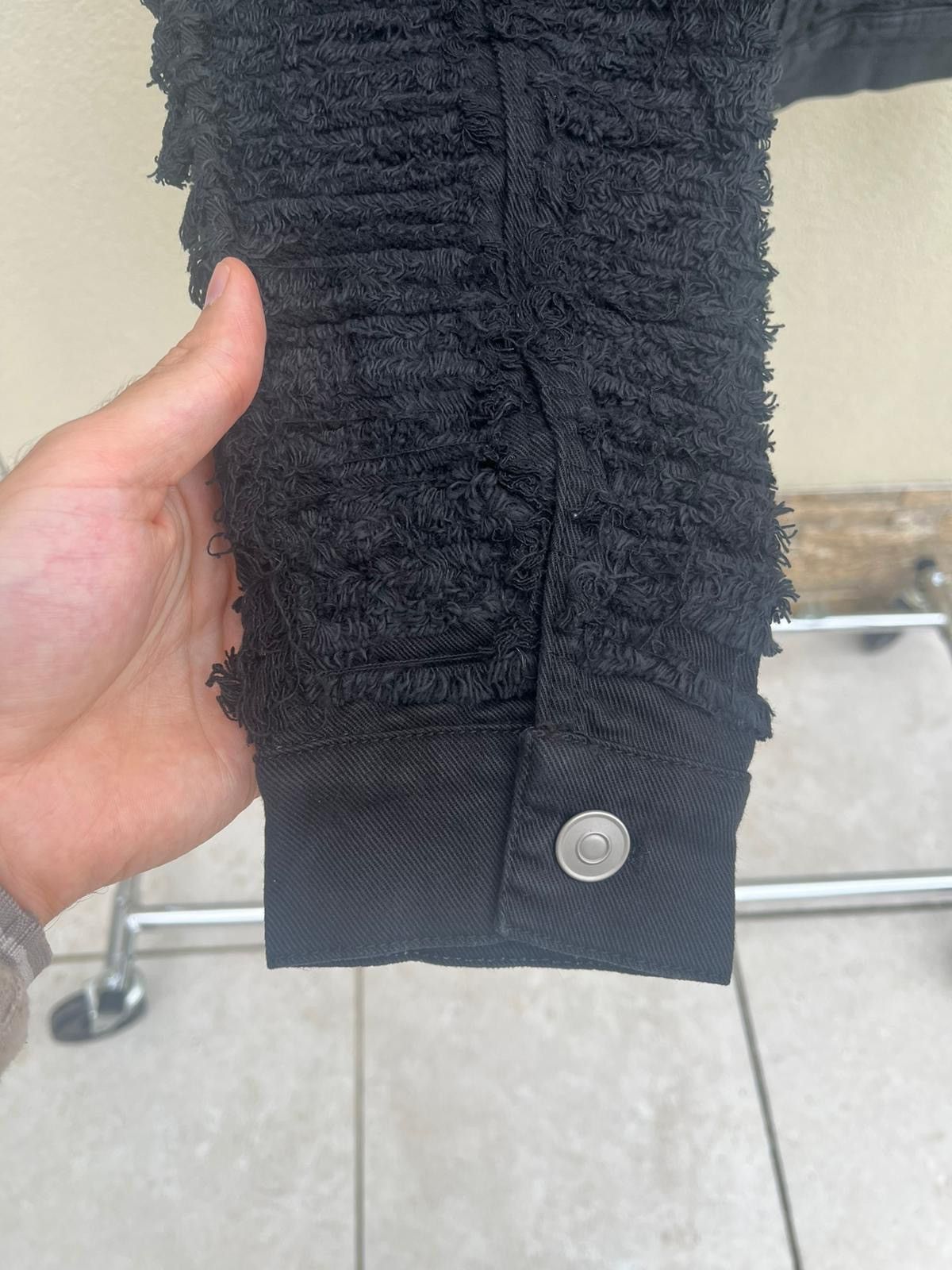 Alyx × Blackmeans Distressed Denim Jacket in Black Size US M / EU 48-50 / 2 - 14 Thumbnail