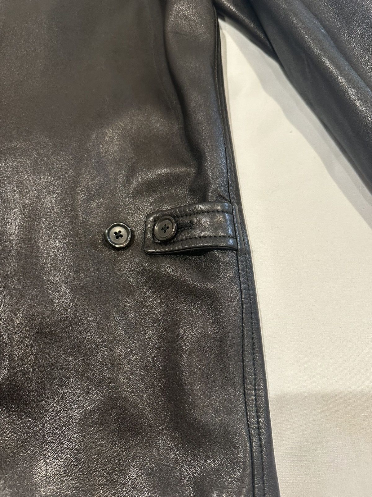 Ralph Lauren Purple Label Ralph Lauren Purple Label Black Lambskin Leather Jacket Size US L / EU 52-54 / 3 - 9 Thumbnail