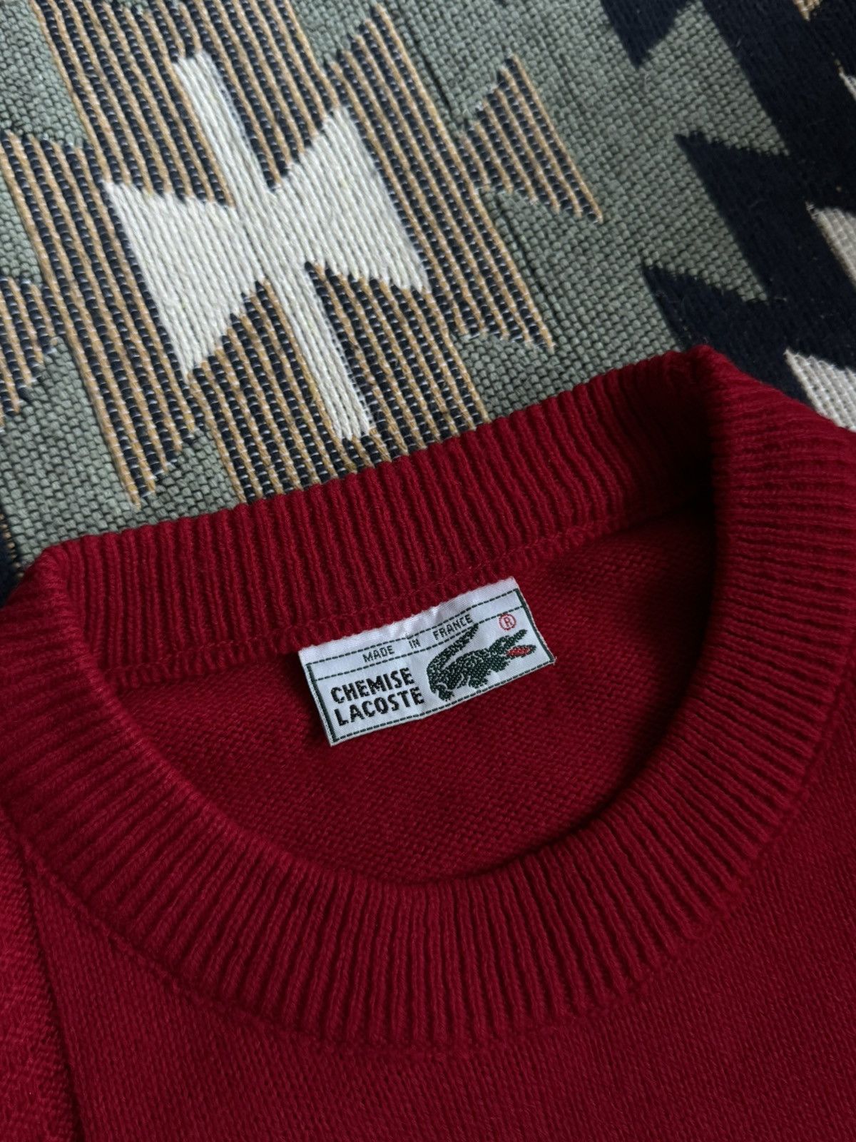 Lacoste Vintage Chemise Lacoste Knitted Sweater Size US M / EU 48-50 / 2 - 9 Thumbnail