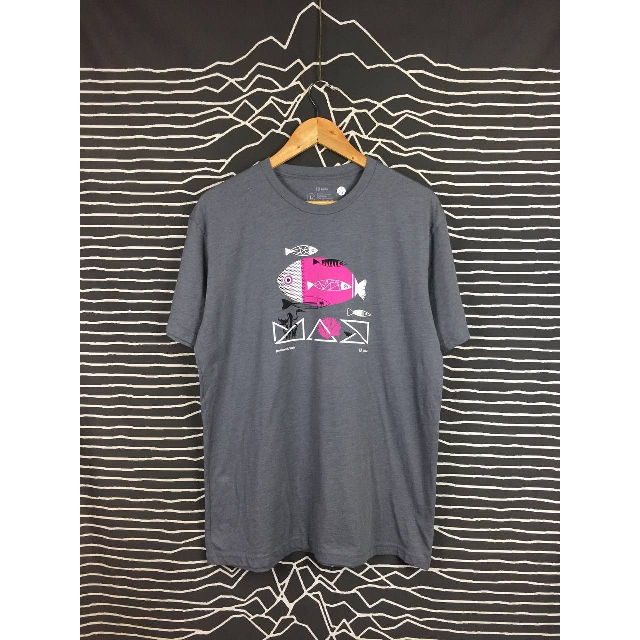 Vintage Adobe MAX 2021 Sweepstakes Graphic Design Techwear Tee Size US L / EU 52-54 / 3 - 2 Thumbnail