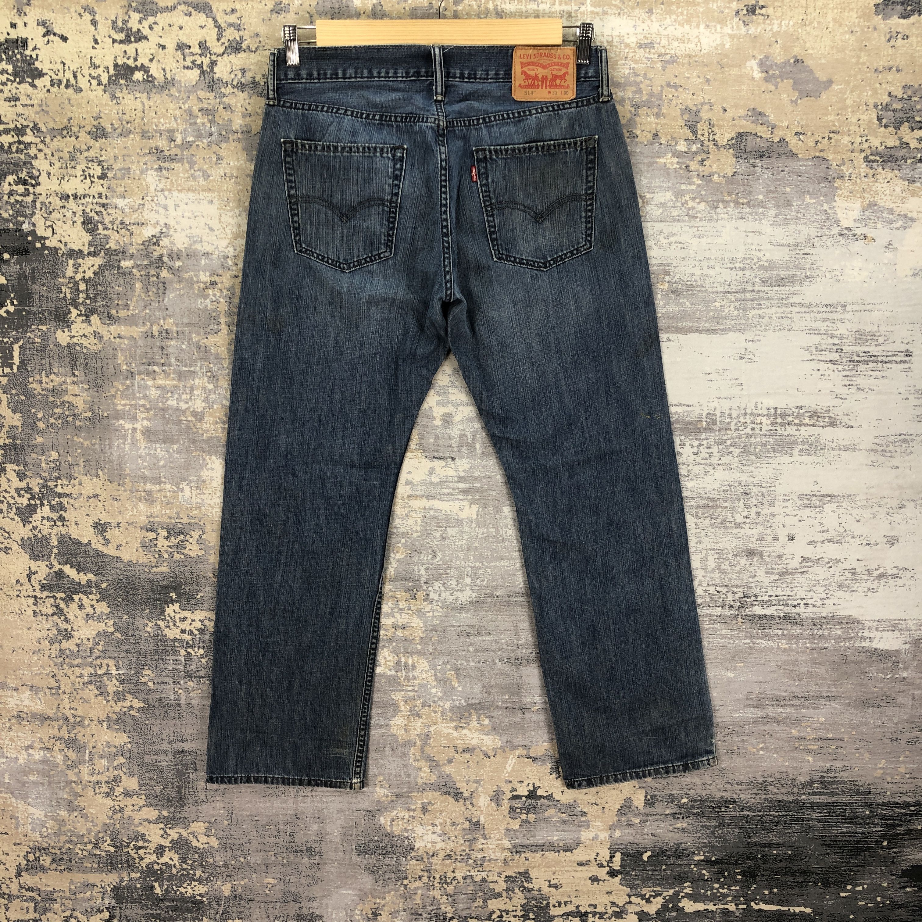Levi's × Vintage Vintage Y2K Levis 514 Faded Jeans Dirty Levi's Ripped Denim Size US 30 / EU 46 - 2 Thumbnail