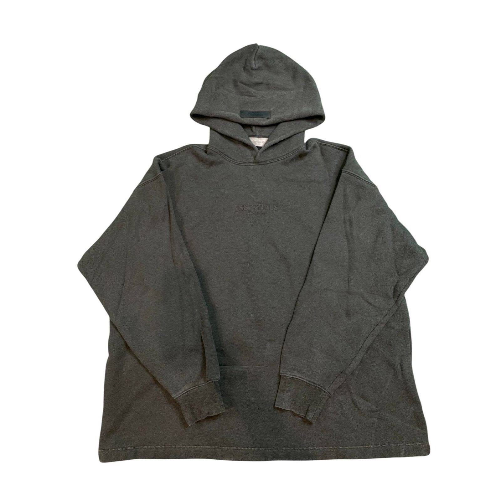 Essentials Essentials Olive Relax Fit Hoodie Size US S / EU 44-46 / 1 - 1 Thumbnail