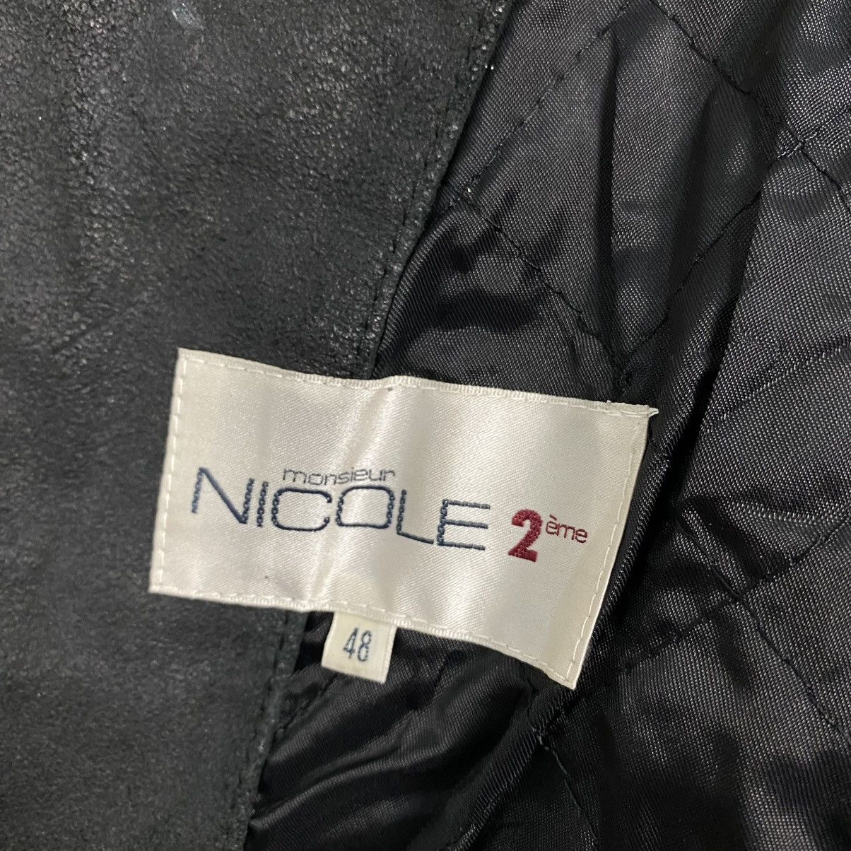 Japanese Brand 🔥VINTAGE VEST LEATHER BIKER MONSIUER NICOLE ISSEY MIYAKE Size US M / EU 48-50 / 2 - 19 Thumbnail