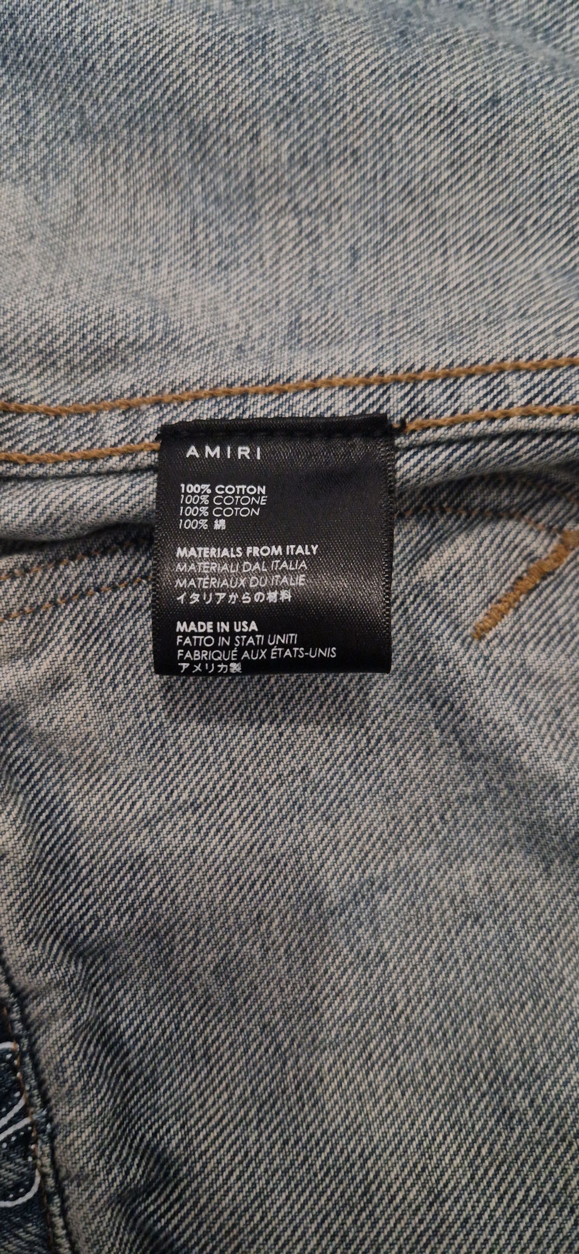Amiri Amiri Bandana–Pattern Denim Jacket Size US L / EU 52-54 / 3 - 8 Thumbnail