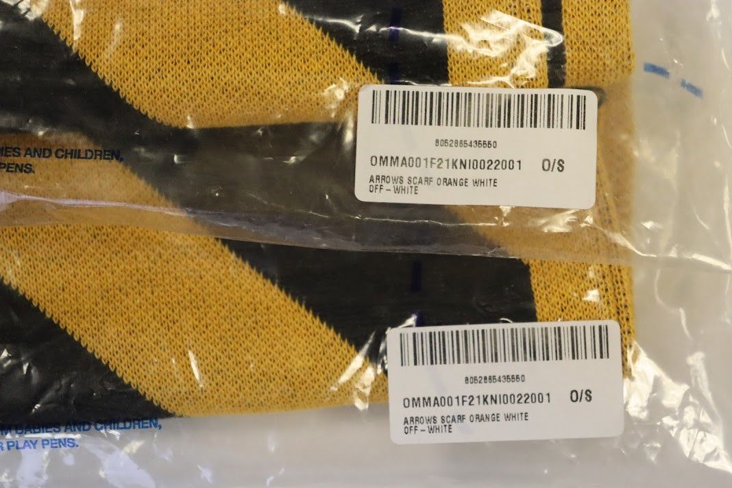 Off-White o1rshd1 Size: OS / Arrow Scarf in Orange Size ONE SIZE - 5 Thumbnail