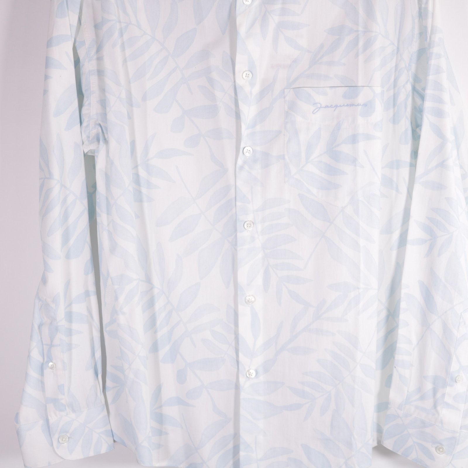 Jacquemus Jacquemus L'amour Simon Leaves Print Shirt 46 Size US S / EU 44-46 / 1 - 4 Thumbnail