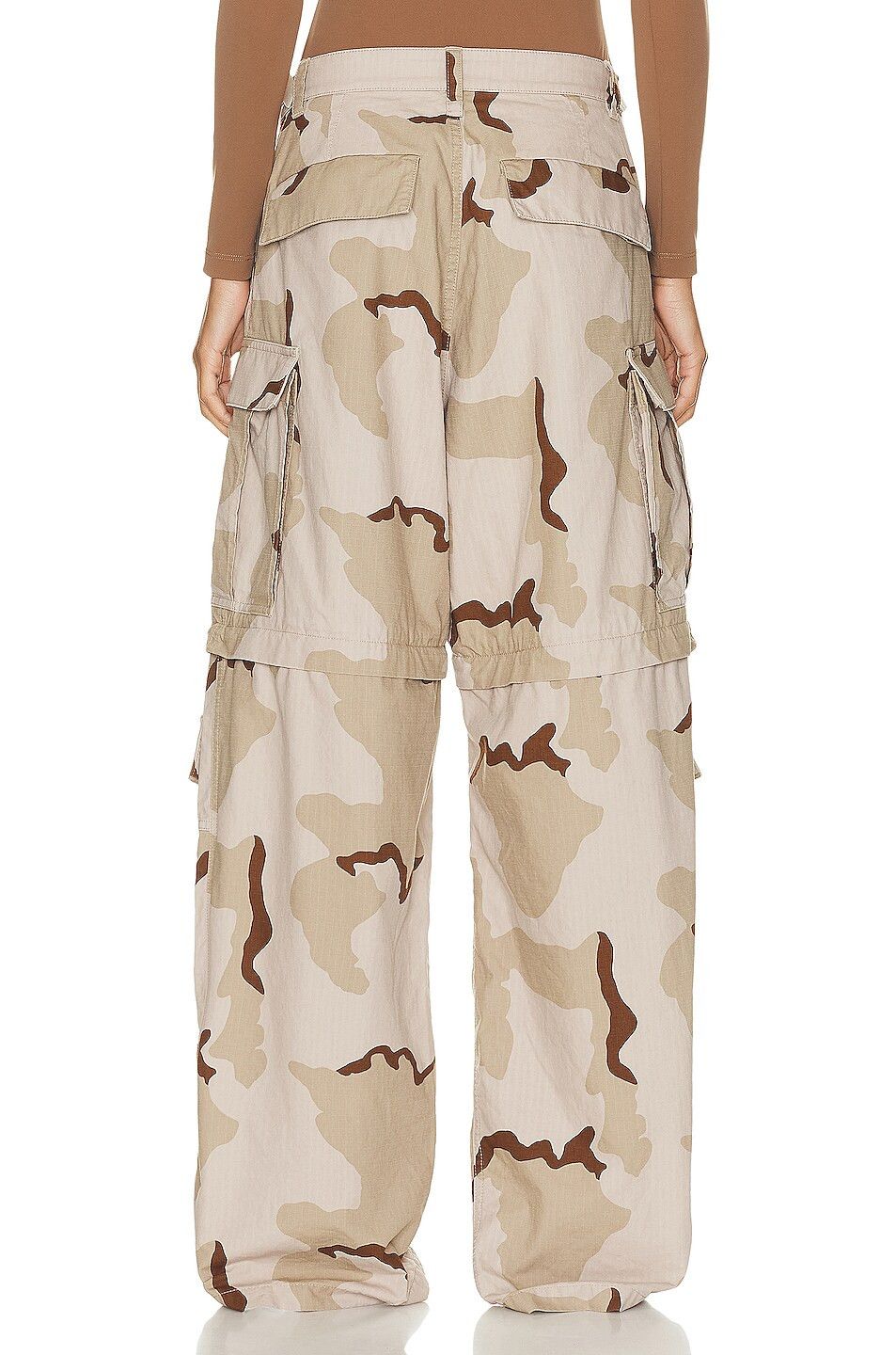 Balenciaga o1tr1nto1025 Large Cargo Pants in Multicolor Size 26" / US 2 / IT 38 - 3 Thumbnail