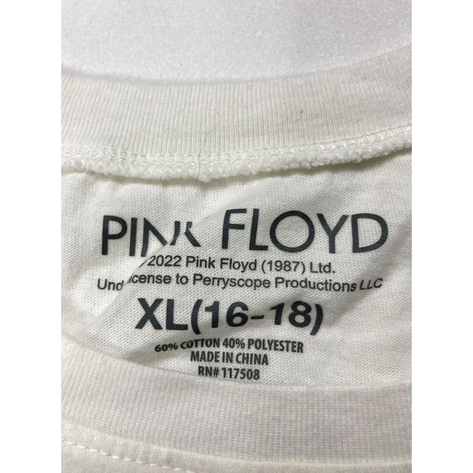 Vintage VINTAGE? Pink Floyd Dark Side Of The Moon Graphic T-shirt Women XL White Music Size XL / US 12-14 / IT 48-50 - 4 Thumbnail