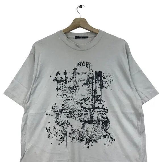 Vintage Vtg MONALISA PAINTING 500th Anniversary Punk Band Tee Shirt Size US M / EU 48-50 / 2 - 3 Thumbnail