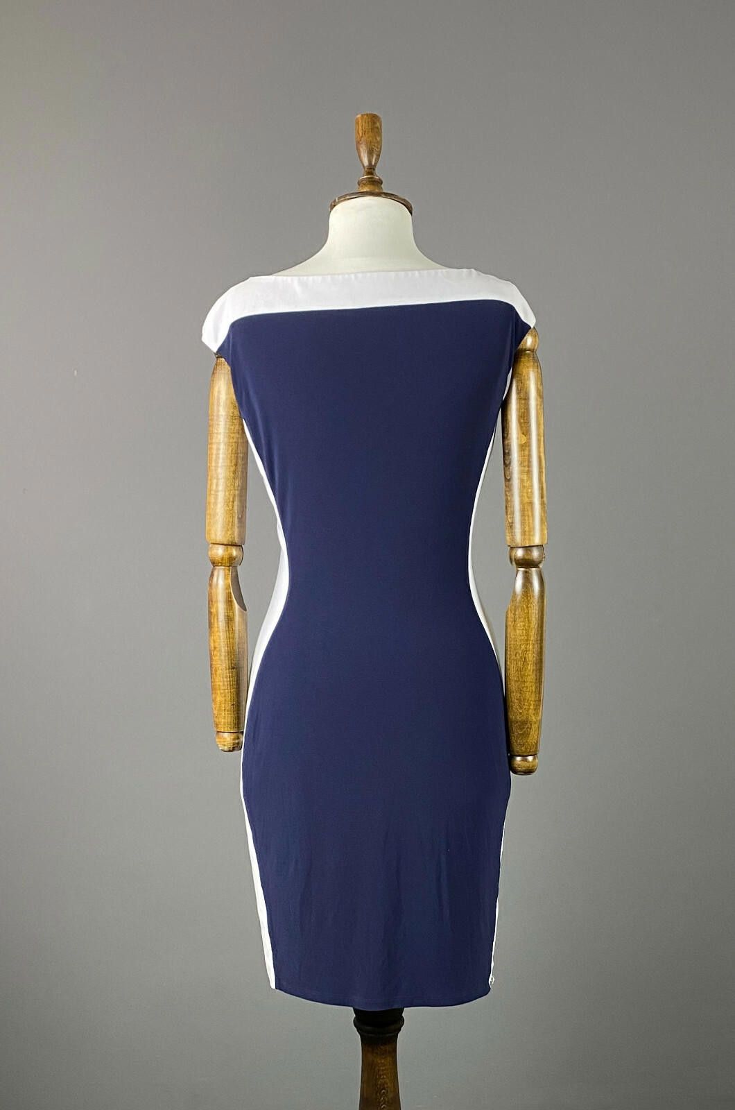 Lauren Ralph Lauren Ladies Lauren Ralph Lauren Blue Stripe A-Line Dress Size 6 Size M / US 6-8 / IT 42-44 - 5 Thumbnail