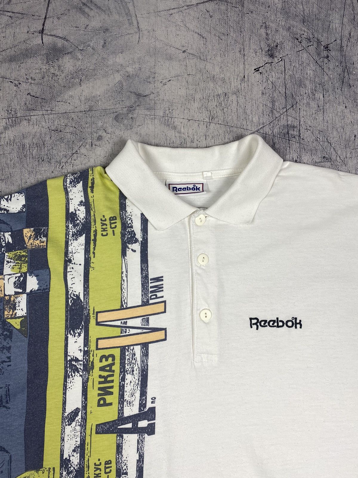 Reebok Vintage 90s Reebok Designer Polo Shirt Size US L / EU 52-54 / 3 - 7 Thumbnail