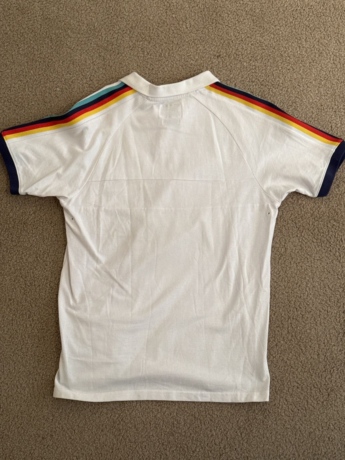 Billionaire Boys Club × Vintage Billionaire Boys Club Polo White Shirt with Stripes Size US XL / EU 56 / 4 - 2 Thumbnail