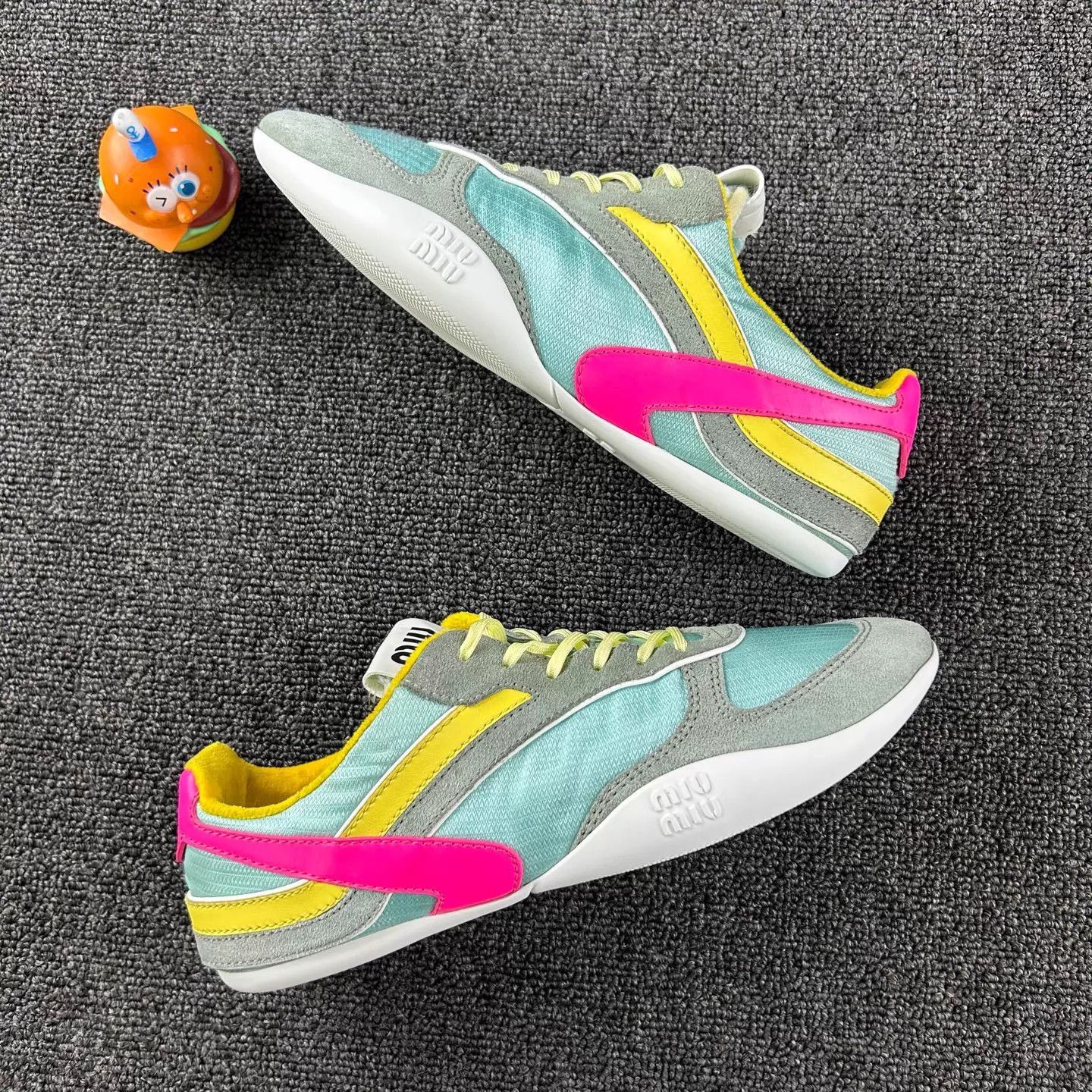 Miu Miu MIU MIU 25s color blocked sneakers Size US 7.5 / IT 37.5 - 4 Thumbnail