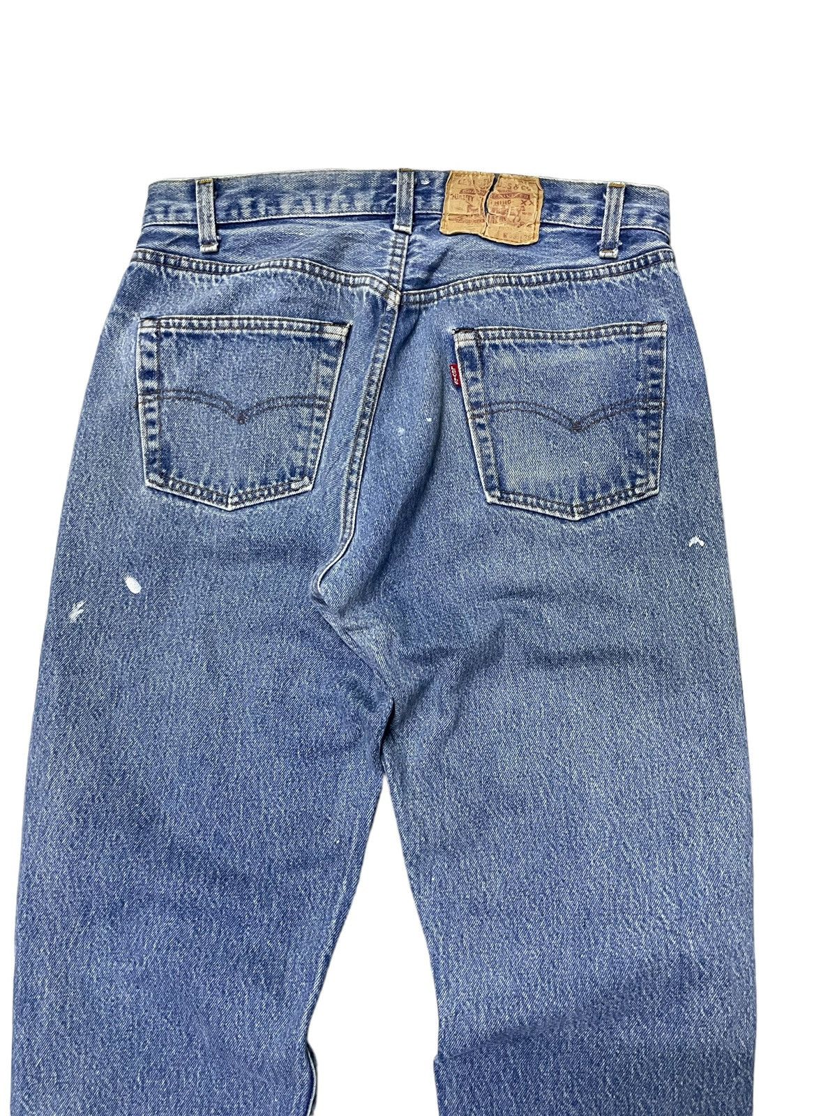 Levi's × Vintage Vintage 80s Levis 501 Button Fly Distressed Jeans Size US 32 / EU 48 - 10 Thumbnail