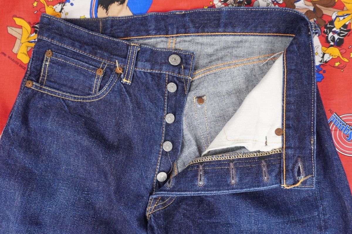 Japanese Brand × The Real McCoy's Joe McCoy Lot 906 14.75oz Right Twill Denim Deerskin Label Size US 30 / EU 46 - 5 Thumbnail