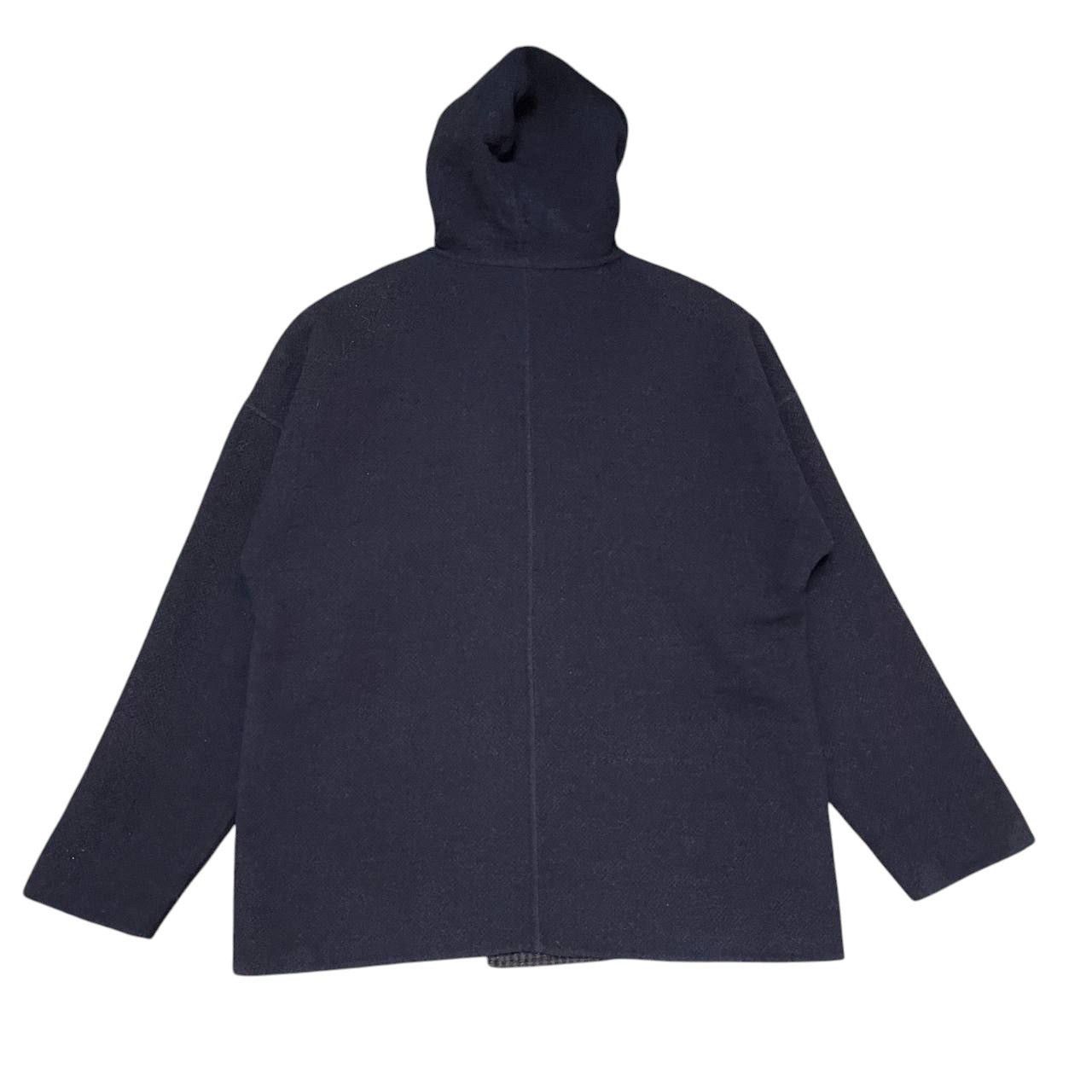 Issey Miyake Vintage Plantation Issey Miyake Wool Hooded Coat Size US M / EU 48-50 / 2 - 9 Thumbnail