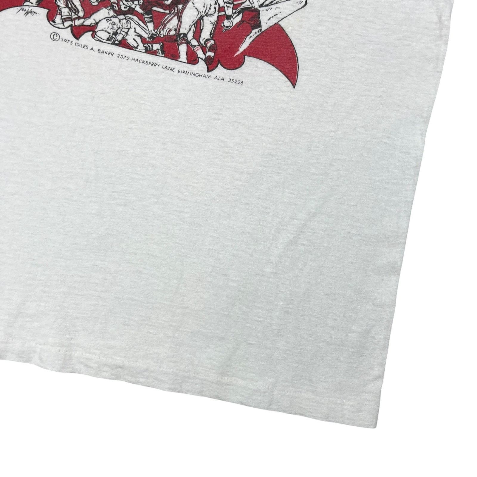Vintage '75 University Alabama Football Crimson Tide Bear Bryant tee Size US M / EU 48-50 / 2 - 3 Thumbnail