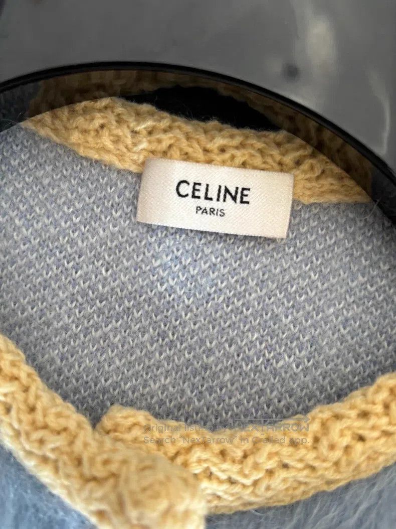 Celine CELINE Fleece Wool Mohair Cardigan Size XS / US 0-2 / IT 36-38 - 5 Thumbnail