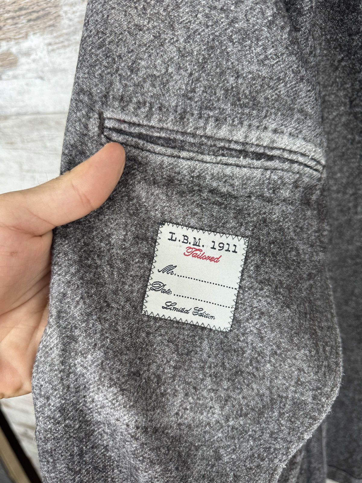 L.B.M. 1911 Mens Vintage L.B.M. 1911 blazer grey jacket size 50 luxury Size US M / EU 48-50 / 2 - 11 Thumbnail