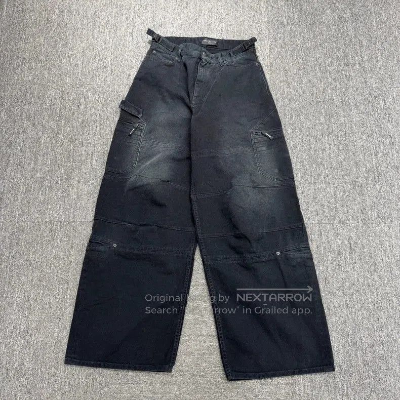 Balenciaga Balenciaga Washed Wide-Leg Jeans. Size US 26 / EU 42 - 1 Thumbnail