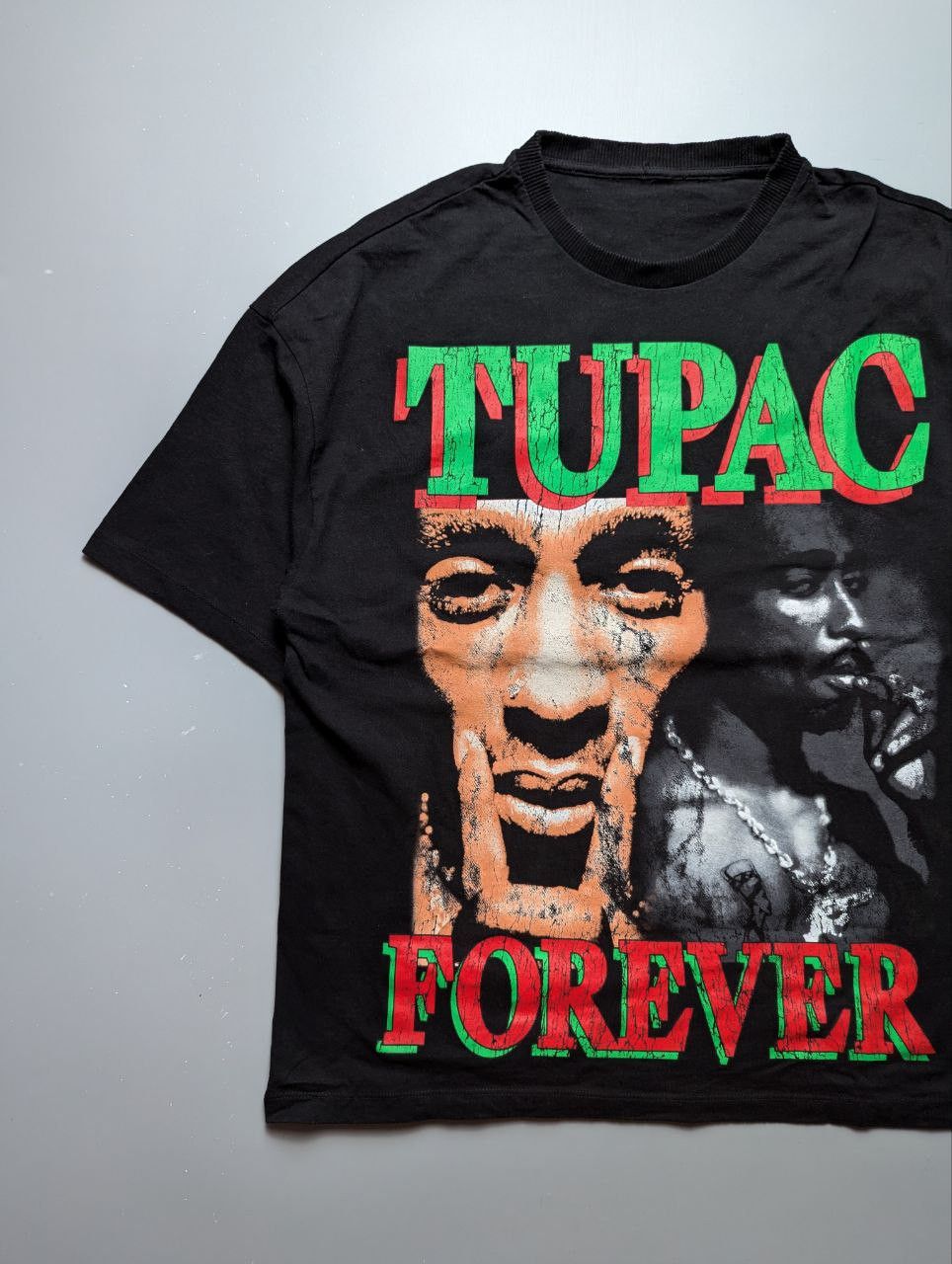 Vintage 2Pac Tupac Shakur Forever Vintage T-shirt Size US L / EU 52-54 / 3 - 2 Thumbnail