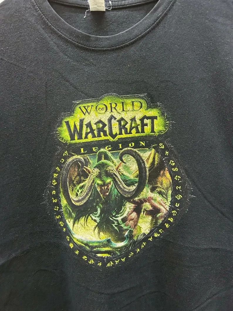 Vintage Vintage 2000s World of Warcraft tshirt size M Size US M / EU 48-50 / 2 - 3 Thumbnail