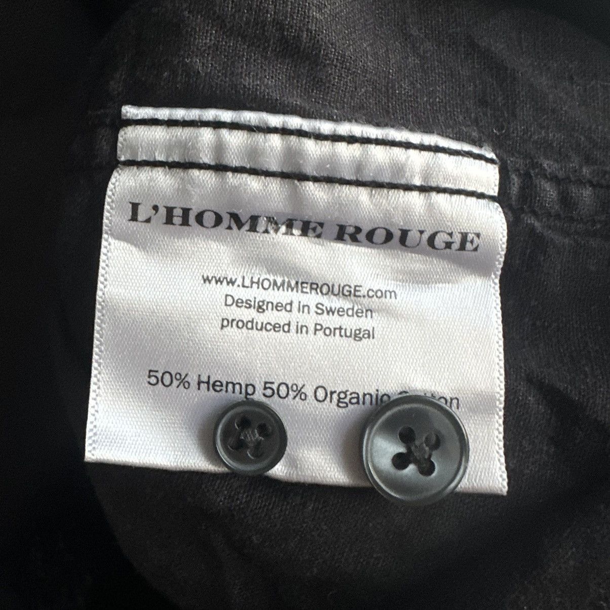 L'Homme Rouge L’homme rouge Cotton and hemp Print Button Up Shirt Size US XL / EU 56 / 4 - 10 Thumbnail